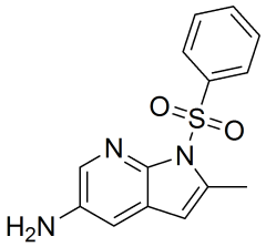 1-(benzenesulfonyl)-2-methyl-1H-pyrrolo[2,3-b]pyridin-5-amine