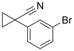 1-(3-bromophenyl)cyclopropane-1-carbonitrile