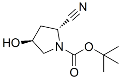 tert-butyl (2R,4S)-2-cyano-4-hydroxypyrrolidine-1-carboxylate