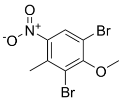 1,3-dibromo-2-methoxy-4-methyl-5-nitrobenzene