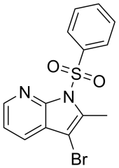 1-(benzenesulfonyl)-3-bromo-2-methyl-1H-pyrrolo[2,3-b]pyridine