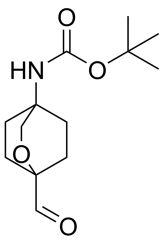 tert-butyl N-{1-formyl-2-oxabicyclo[2.2.2]octan-4-yl}carbamate