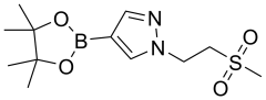 1-(2-methanesulfonylethyl)-4-(tetramethyl-1,3,2-dioxaborolan-2-yl)-1H-pyrazole