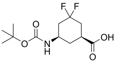cis-5-((tert-butoxycarbonyl)amino)-3,3-difluorocyclohexane-1-carboxylic acid