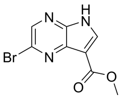 methyl 2-bromo-5H-pyrrolo[2,3-b]pyrazine-7-carboxylate