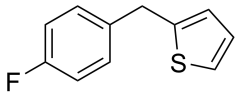 2-[(4-fluorophenyl)methyl]thiophene