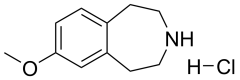 7-methoxy-2,3,4,5-tetrahydro-1H-3-benzazepine hydrochloride