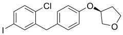 (3S)-3-{4-[(2-chloro-5-iodophenyl)methyl]phenoxy}oxolane