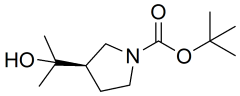 tert-butyl (3r)-3-(2-hydroxypropan-2-yl)pyrrolidine-1-carboxylate
