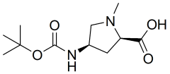 (2R,4R)-4-{[(tert-butoxy)carbonyl]amino}-1-methylpyrrolidine-2-carboxylic acid