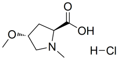 (2S,4R)-4-methoxy-1-methylpyrrolidine-2-carboxylic acid hydrochloride