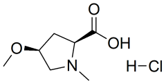 (2S,4S)-4-methoxy-1-methylpyrrolidine-2-carboxylic acid hydrochloride