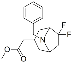 methyl 2-(8-benzyl-6,6-difluoro-8-azabicyclo[3.2.1]octan-3-yl)acetate