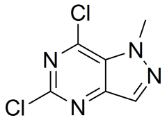 5,7-dichloro-1-methyl-1H-pyrazolo[4,3-d]pyrimidine