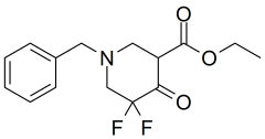 ethyl 1-benzyl-5,5-difluoro-4-oxopiperidine-3-carboxylate