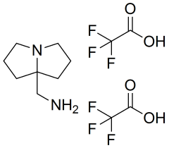 hexahydro-1H-pyrrolizin-7a-ylmethanamine ditrifluoroacetate