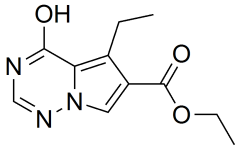 ethyl 5-ethyl-4-hydroxypyrrolo[2,1-f][1,2,4]triazine-6-carboxylate