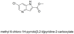 methyl 6-chloro-1H-pyrrolo[3,2-b]pyridine-2-carboxylate