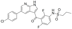 N-(3-(5-(4-chlorophenyl)-1H-pyrrolo[2,3-b]pyridine-3-carbonyl)-2,4-difluorophenyl)propane-1-sulfonamide