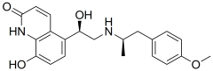 8-hydroxy-5-((R)-1-hydroxy-2-(((R)-1-(4-methoxyphenyl)propan-2-yl)amino)ethyl)quinolin-2(1H)-one