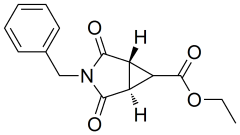 ethyl trans-3-benzyl-2,4-dioxo-3-aza-bicyclo[3.1.0]hexane-6-carboxylate