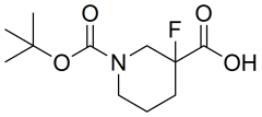 1-[(tert-butoxy)carbonyl]-3-fluoropiperidine-3-carboxylic acid