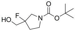 tert-butyl 3-fluoro-3-(hydroxymethyl)pyrrolidine-1-carboxylate