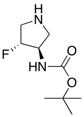 tert-butyl N-[trans-4-fluoropyrrolidin-3-yl]carbamate
