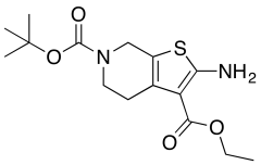 6-tert-butyl 3-ethyl 2-amino-4H,5H,6H,7H-thieno[2,3-c]pyridine-3,6-dicarboxylate