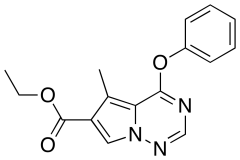 ethyl 5-methyl-4-phenoxypyrrolo[2,1-f][1,2,4]triazine-6-carboxylate