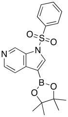 1-(benzenesulfonyl)-3-(4,4,5,5-tetramethyl-1,3,2-dioxaborolan-2-yl)-1H-pyrrolo[2,3-c]pyridine