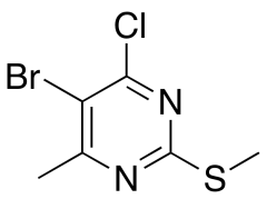 5-bromo-4-chloro-6-methyl-2-(methylsulfanyl)pyrimidine