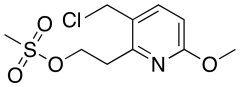 2-[3-(chloromethyl)-6-methoxypyridin-2-yl]ethyl methanesulfonate