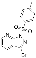 3-bromo-1-(4-methylbenzenesulfonyl)-1H-pyrazolo[3,4-b]pyridine