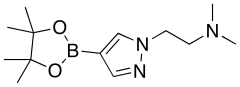 dimethyl({2-[4-(tetramethyl-1,3,2-dioxaborolan-2-yl)-1H-pyrazol-1-yl]ethyl})amine