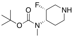 cis-(3-fluoro-piperidin-4-yl)methyl-carbamic acid tert-butyl ester