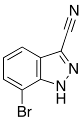 7-bromo-1H-indazole-3-carbonitrile