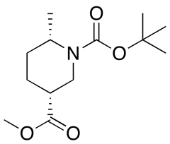 1-tert-butyl 3-methyl (3R,6S)-rel-6-methylpiperidine-1,3-dicarboxylate