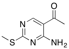 1-[4-amino-2-(methylsulfanyl)pyrimidin-5-yl]ethan-1-one