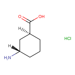 (1S,3S)-3-aminocyclohexane-1-carboxylic acid hydrochloride