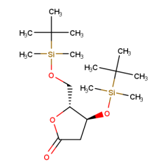 (4S,5R)4[(tertbutyldimethylsilyl)oxy]5{[(tertbutyldimethylsilyl)oxy]methyl}oxolan2one