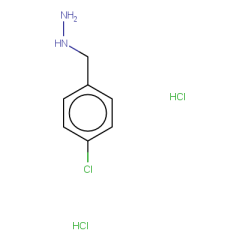 [(4-chlorophenyl)methyl]hydrazine dihydrochloride