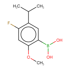 [4-fluoro-2-methoxy-5-(propan-2-yl)phenyl]boronic acid