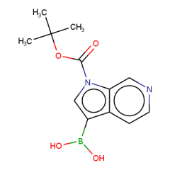 {1-[(tert-butoxy)carbonyl]-1H-pyrrolo[2,3-c]pyridin-3-yl}boronic acid
