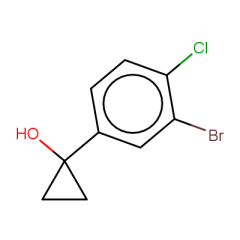 1-(3-bromo-4-chlorophenyl)cyclopropan-1-ol