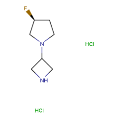 1-(azetidin-3-yl)-3-fluoropyrrolidine dihydrochloride