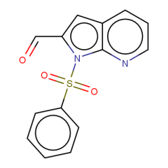 1-(benzenesulfonyl)-1H-pyrrolo[2,3-b]pyridine-2-carbaldehyde