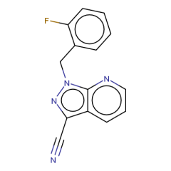 1-[(2-fluorophenyl)methyl]-1H-pyrazolo[3,4-b]pyridine-3-carbonitrile