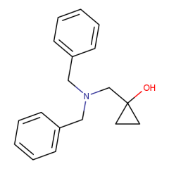 1-[(dibenzylamino)methyl]cyclopropan-1-ol