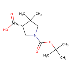 1-[(tert-butoxy)carbonyl]-4,4-dimethylpyrrolidine-3-carboxylic acid